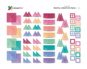 Connetix - 120pcs Pastel Creative Pack