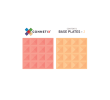 Load image into Gallery viewer, Connetix - 2 Piece Base Plate Lemon & Peach Pack