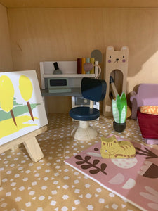 Doll House Study Furniture Set