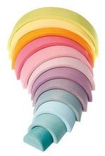 Load image into Gallery viewer, Grimm's 12 Piece Rainbow Pastel (Tunnel)