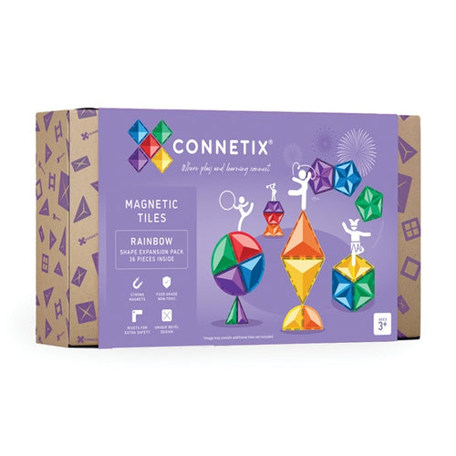 Connetix - Rainbow Shape Expansion Pack (36 pieces)