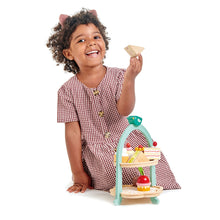 Load image into Gallery viewer, Mini Chef Birdie Afternoon Tea Stand