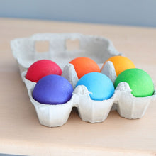 Load image into Gallery viewer, Grimm&#39;s 6 Wooden Balls, Rainbow